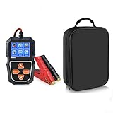 KW218 6V/12V Autobatterietester mit 100-2000 CCA Lastprüfung, Spannungs- & Innenwiderstandsmessung, Wellenformanalyse, ABS-Gehäuse — für Automotive, Motorrad & überflutete / AGM/Gel-Batterien