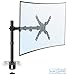 Mount-It! Large Monitor Desk Mount with VESA 200 (200x200, 200x100) Bolting Pattern, Fits up to 42 Inch and Ultrawide Monitors, Full Motion with Clamp and Grommet Base