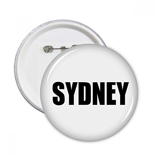 Pins Sydney Australie rond en taille L pour customiser les vêtements