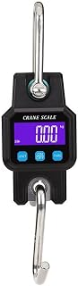 Heavy Duty Hanging Scale with Hard Cast Aluminum Housing and HD LED Display, Ideal for Fishing, Luggage Weighing, Farm Use (Black 300kg/50g)