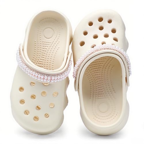 Image of Girls' Clogs for Toddlers & Kids Lightweight Garden Shoes Breathable Slip-on Slides Sandals Slippers Children's Beach Water Shoes