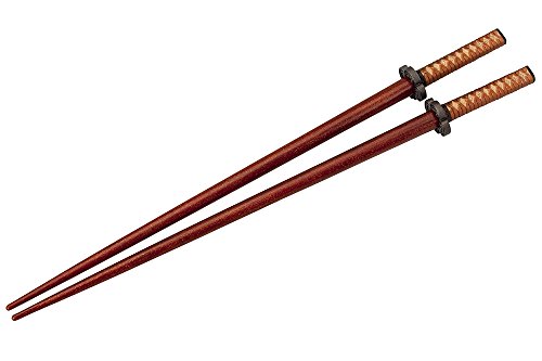 Baguettes samouraï Ieyasu Tokugawa anti glisse pour sushis
