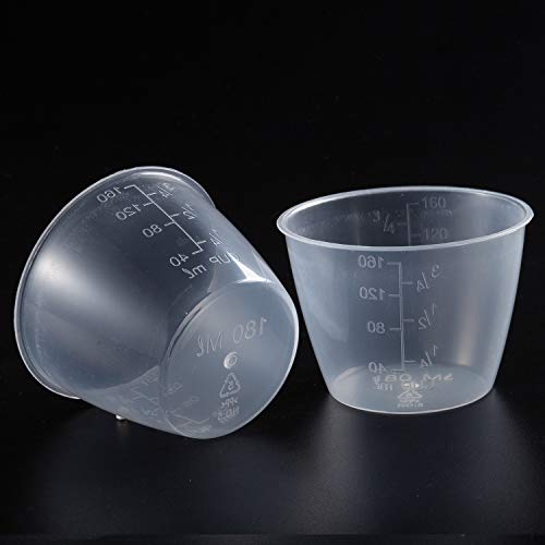 Jcbiz 5Pcs Plastic Transparent Rice Measuring Cup 160Ml Rice Cooker Measuring Cup For Dry And Liquid Ingredients #TOP1