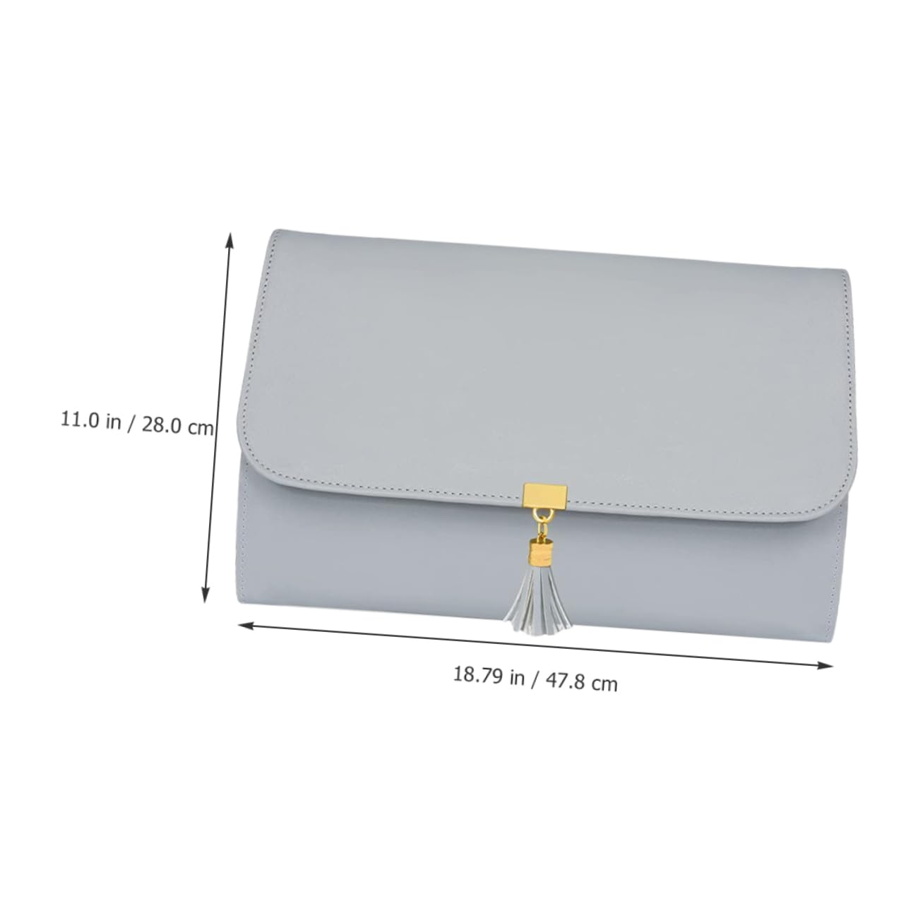 WHAMVOX Jewelry Organizer Roll Travel Case Storage Pouch for Necklaces Bracelets and Brooches for Travel Business Trips and Outdoor Activities Wear-resistant Material