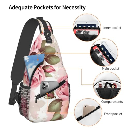 Morrales deportivos Cross Chest Bag negro miniatura 4