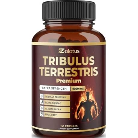 Tribulus Terrestris Supplement for Men & Women 9050mg Per Capsule, 5-Month Supply...