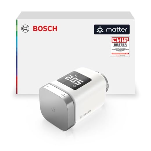 Bosch Smart Home Heizkörperthermostat II [+M], smartes Thermostat, Flexible Nutzung im Bosch Smart Home System oder in herstellerübergreifend in Matter Systemen
