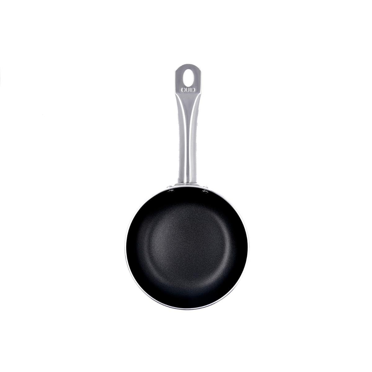 Quid Pro Chef Frying Pan Aluminium Stamped 18 cm Suitable for Ceramic Hob Suitable for Induction 2 Layers Non-Stick
