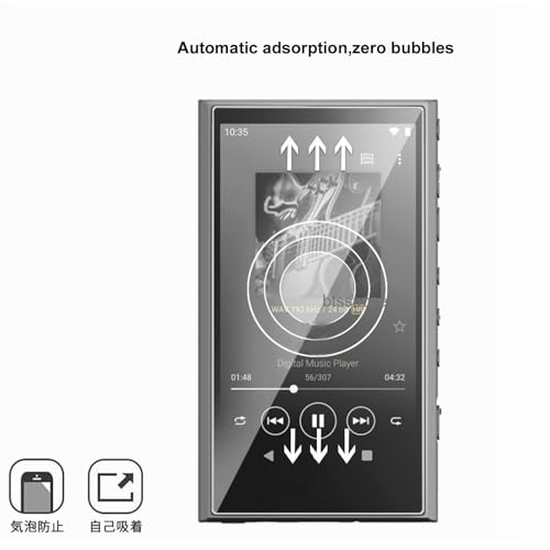 Image of 9H Scratch-Proof Premium Front LCD Screen Protector Guard Tempered Glass Protective Film for Sony Walkman NW-A300 Series NW-A306 NW-A307 (1pc)