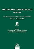  Costituzione e diritto privato. Dialoghi. Atti del convegno annuale dell\'associazione civilisti italiani (Firenze, 13-14 dicembre 2024)