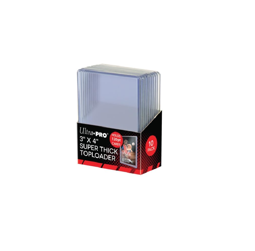 Ultra Pro Toploader Top Loader - 3"x4" 120pt. (10ct)