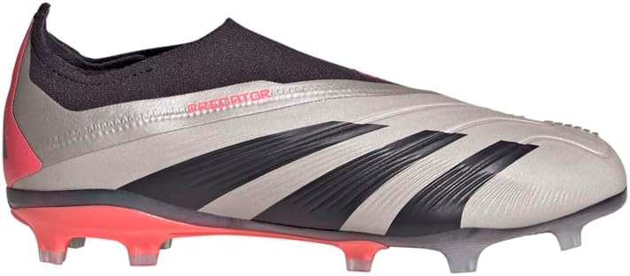 adidas Kids Elite Laceless Firm Ground Soccer Cleats - Grey
