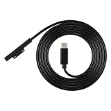 HEEPDD Convenient Novel Small Flexible Charging Cable, Charger Cord for Microsoft Book for Surface Pro3 / 4/5 / 6 / Book / Book2 / Go 15V 3A Output Pow USB CablesCables