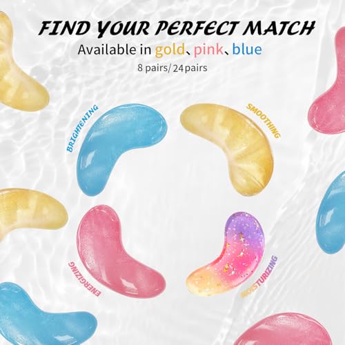 Parches Ojos Bolsas Y Ojeras(24 Pares), Mascarillas De Cafeína Para Ojeras, Bolsas Y Bolsas Debajo De Los Ojos, Parches De Colágeno Para Arrugas E Hinchazón, Regalo Para El Cuidado De La Piel - imagen 7