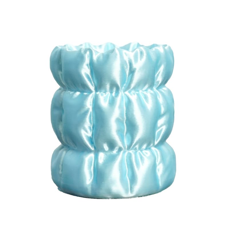Image of Silk Sky Blue PLA 1.75mm 1kg Shiny Smooth Gloss 3D Filament Spool FDM AMS | Light Color High gloss Silk finish Smooth metallic surface Low warping 1kg spools 2.2lbs Decorative for Printer Bambu Prusa