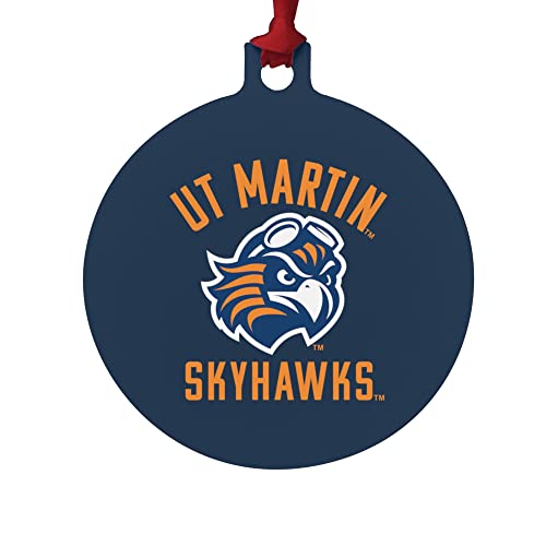 GRAPHICS & MORE University of Tennessee Martin Skyhawks Logo Aluminum Holiday Christmas Tree Ornament - 3.0
