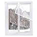 Produktbild Abdeckplane Holz LMIM Fenster Isolierfolie Kälteschutz Türen Und Fenster Selbstklebendes Magic Tape Kunststoff Glas Winddicht, 30 Größen (Color : Klar, Size : 120x160cm)
