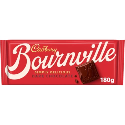 Cadbury Bournville Dark Chocolate Bar, 180 g