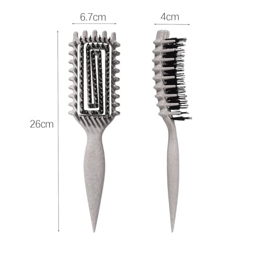 Image of Curly Hair Brush Candybrush Curl Defining Brush for Detangling Shaping and Defining Curls for Women, Men, Wet & Dry Hair (Beige)