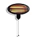 Patio Podgrzewacz elektryczny podgrzewacz patio 650W / 1300W / 2000W podczerwieni sufitowa Grzałka Patio Heater, IP24 Wodoodporna (Color : US Plug)