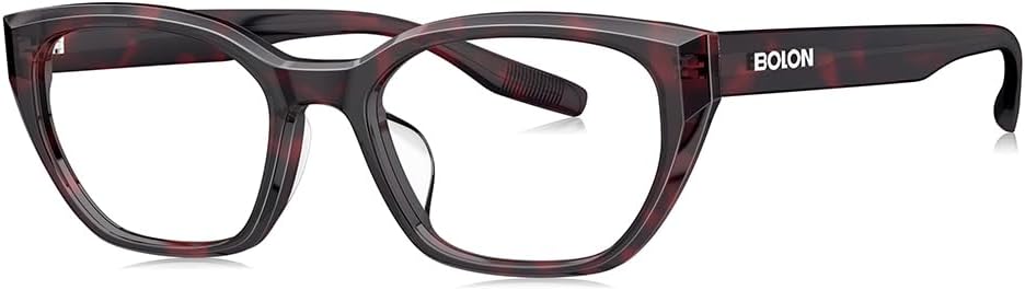 BOLON Trendy Cat Eye Prescription Eyeglass Frames for Women BF3000 Koyasan 53mm, Exclusive Eyewear Brand of EssilorLuxottica