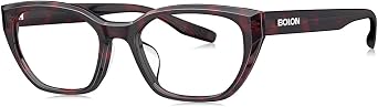 BOLON Trendy Cat Eye Prescription Eyeglass Frames for Women BF3000 Koyasan 53mm, Exclusive Eyewear Brand of EssilorLuxottica