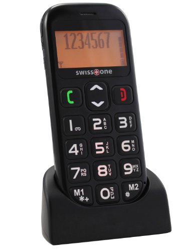 Bild zu swisstone BBM 320 - Seniorenhandy mit Notruftaste (4,3 cm (1,7 Zoll) Display, 600mAh Akku) schwarz