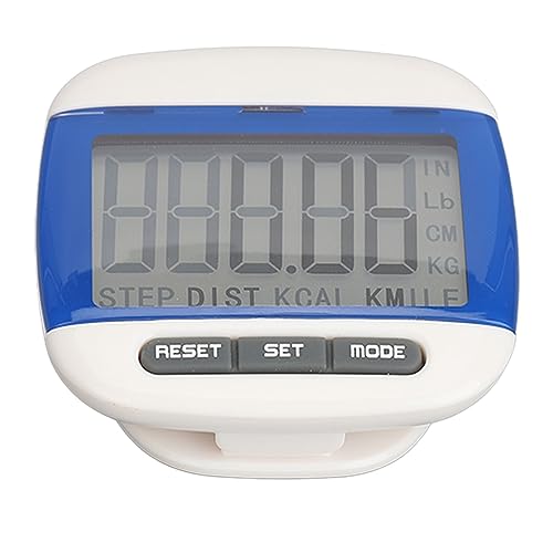 Natudeco Walking Step Counter Pedometer with Large Digital Display Portable Pedometer with Clip for Adults Old People Outdoor Fitness