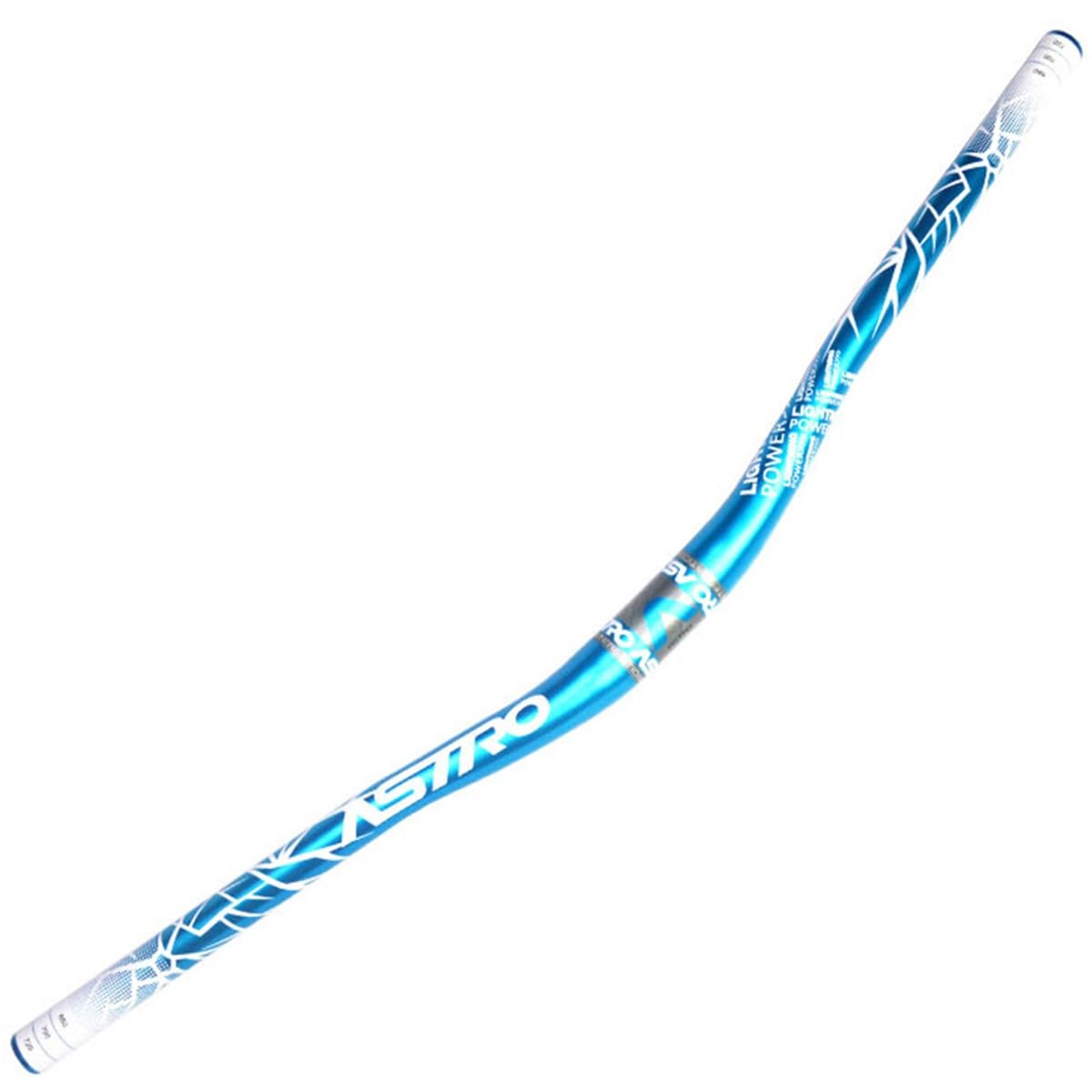 Fukker Blue Mountain Bike Bicycle Aluminum Riser Handlebar 31.8Mm 720/780Mm Mtb Handle Bar For Downhill And Enduro Riding Bmx Dh Xc Am Fr Bicycle Bars Rise 25Mm (Color : Blauw, Size : 720Mm)