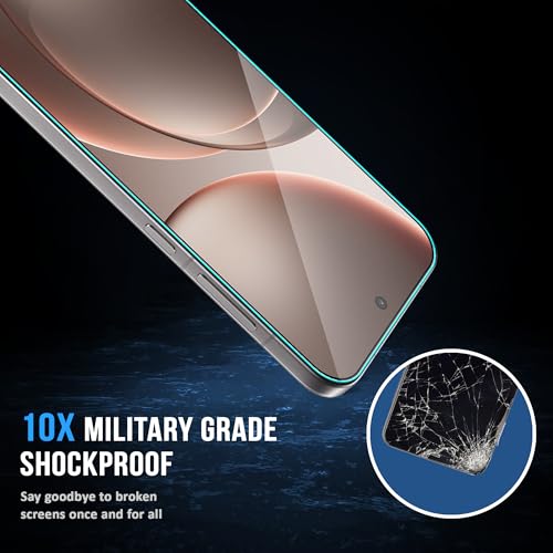 Image of ArmourPro Gorilla Tempered Glass Screen Protector Compatible For Oppo Find X9 (6.59 Inch) With Easy Installation Kit| Edge-To-Edge Protector Coverage |Black