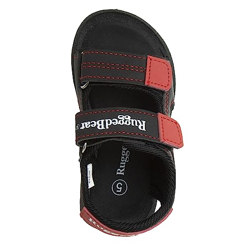 Image of Rugged Bear Kids Boys Girls Open-Toe Outdoor Sport Water Sandals - beach pool slide adjustable strap shoes athletic summer (Toddler /Little Kid /Big Kid)