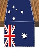 Tischläufer Australien, australische Flagge, Tischdecke für Esszimmer, Heimdekoration