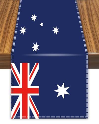 Tischläufer Australien, australische Flagge, Tischdecke für Esszimmer, Heimdekoration