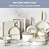 Pots and Pans Set Nonstick - Granite Cookware + Bakeware Set Kitchen Cookware Sets With Dutch Oven, Frying Pans, Saucepan, Sauté Pan, Silicone Utensils, Cookie Sheet, Baking Pan Set for Cooking Gifts #5
