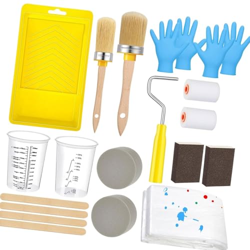 Kit de peinture complet de haute précision avec pinceaux et plateaux robustes