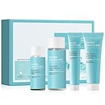 Tea Tree Acne Skin Care Sets & Kits - Salicylic Acid Acne Removal Skincare Set - Teen Skincare Gift Set With Cleanser, Toner, Serum, Cream - Complete Acne Treatment Kit for Oily, Acne-Prone Skin