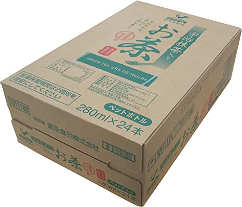 神戸居留地 宇治抹茶入り緑茶 PET 280ml×24本