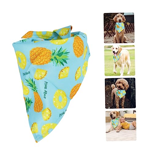 LIOOBO ペット三角タオル ペット用品 ごみ用の新生児の子犬の首輪. 大型犬用の犬服 犬のアクセサリー 大型犬用ペットスカーフ 犬用タオル 犬の冷却ベスト 子犬のドレスア ポリエステル