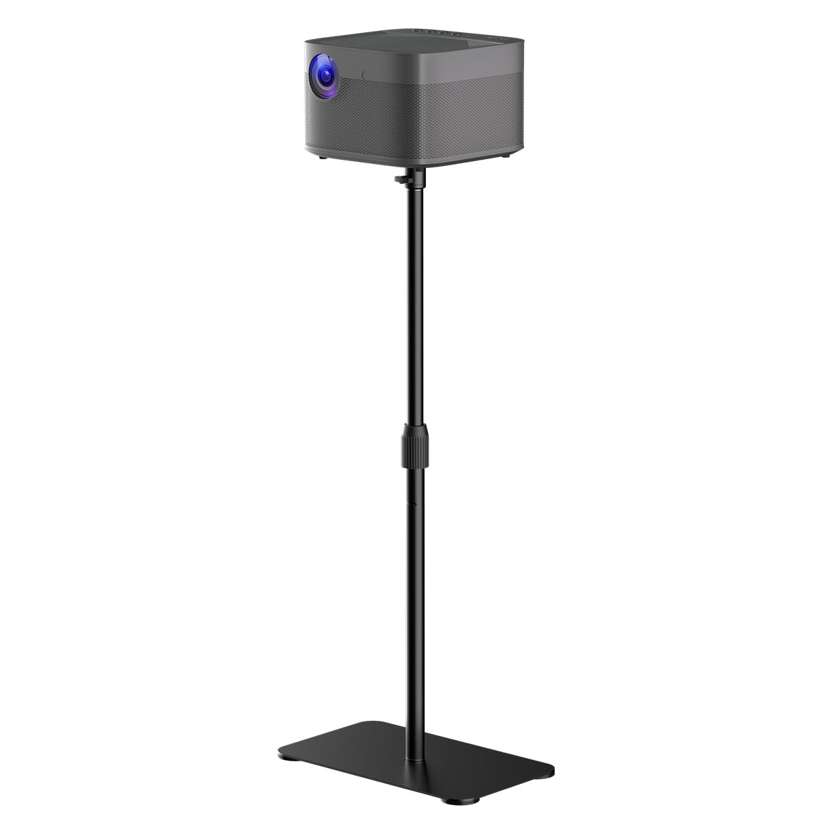 suptek Supporto per proiettore da 815 mm, girevole a 360°, altezza regolabile da 500 mm a 815 mm, staffa di montaggio per mini proiettore, compatibile con videocamera DVR Vlog e video home office