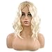Produktbild MYALBB Womens Light Blonde Fashion Natürliche Volle Lange Locke Perücke Für Cosplay Party Perücken Sehr Natürlich Aussehende Beste Günstige Perücken (37 cm)