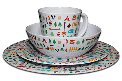 Olpro berrow Hill 16 Piece Melamine Multicolor