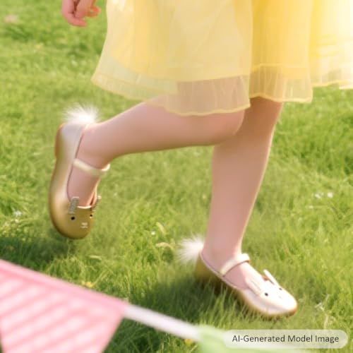 Image of Felix & Flora Toddler Flower Girl Dress Shoes - Girl Ballet Flats Party School Shoes Wedding