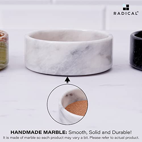 Radicaln Marble Wine Coasters 5.5" Inches White Wine Bottle Coasters for Dining Table Bar, Gift, Wine Coaster - Image 4