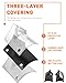 Savadicar Cowl Body Armor, Outer Cowl Covers, Corner Guards Compatible with 2021 2022 2023 2024 2025-Present Jeep Wrangler 4xe, Exterior Accessories Parts, Carbon Fiber, Pair