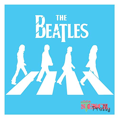 The Beatles Stencil Abbey Road Album DIY Art Template Best Vinyl Large Stencils for Painting on Wood, Fabric, Wall -S (14