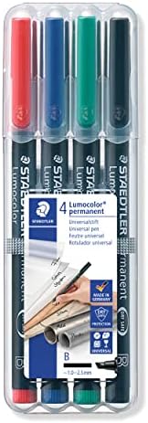 Staedtler Lumocolor Non-permanent Pen 311 -9 Superfine 0.4mm Line - Black (Pack of 10)