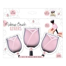 3- PC Makeup Brush Covers Pack S,M,L - 3 Sizes Brush Heads