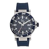  GC Men\'s Divercode 44mm Blue Silicone Band Steel Case Quartz Watch Y36003G7