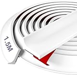 Barrera Agua Ducha Silicona Plegable - 150cm de longitud, Duchas Y Copete Encimera Cocina De Hzetuu