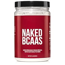 Naked BCAAs Amino Acids Powder - 100 Servings - Vegan Unflavored Branched Chain Amino Acids 500 Grams | 100% Pure 2:1:1…